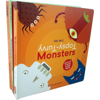 Monster Series Παιδικά Αγγλικά βιβλία με εικόνες Επιτραπέζια βιβλία για παιδιά