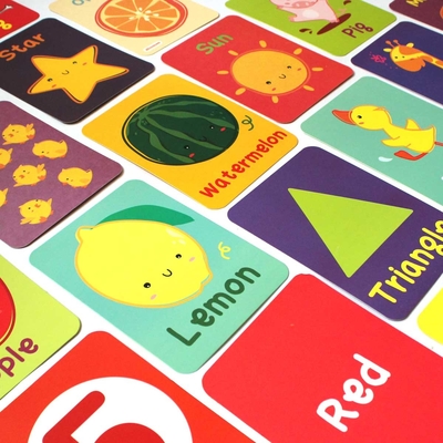 CCNB Kraft Paper Εκπαιδευτικές κάρτες Flash Δραστηριότητες Flashcards για παιδιά 8 ετών