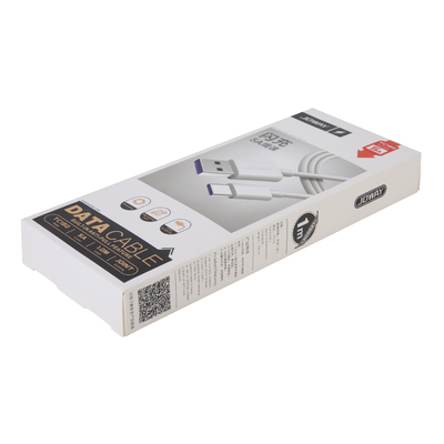 Flash Charging Data Cable Box Πτυσσόμενο χαρτοκιβώτιο Προσαρμογή