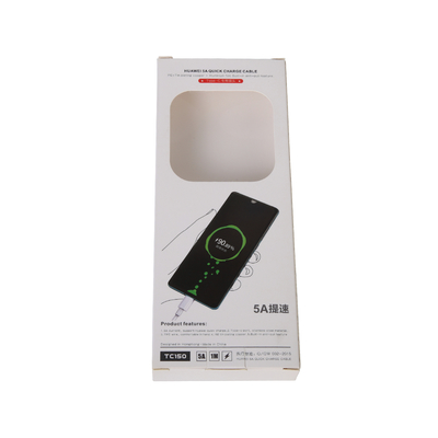 Flash Charging Data Cable Box Πτυσσόμενο χαρτοκιβώτιο Προσαρμογή