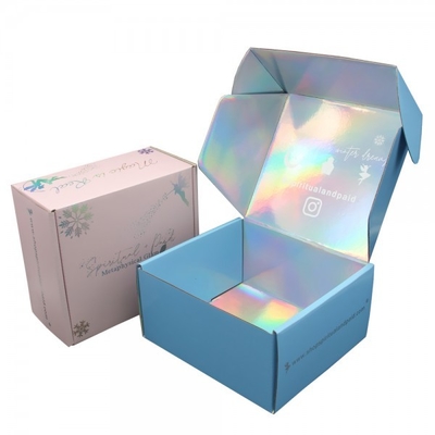 Laser Custom Mailer Shipping Box CMYK Color Card Board Boxes