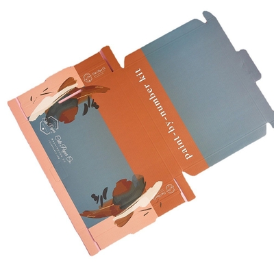 Hot Stamping Foil Κυματοειδές ταχυδρομικό κουτί από έγχρωμο χαρτόνι Κουτιά δώρου OEM
