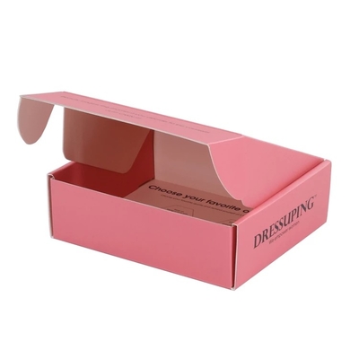 Gloss Matt Varnishing Pink Mailer Shipping Box Cosmetics Packaging Boxes Λογότυπο OEM