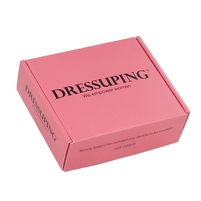 Gloss Matt Varnishing Pink Mailer Shipping Box Cosmetics Packaging Boxes Λογότυπο OEM