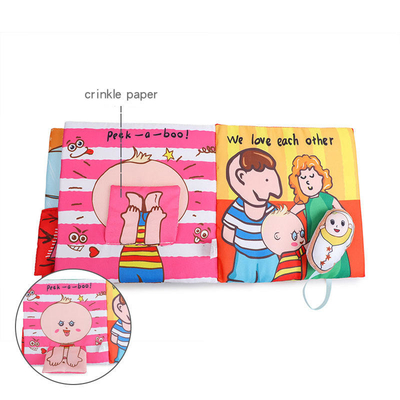 Γυαλιστερό Matt Lamination Μαλακό υφασμάτινο Βιβλίο Kid Children Quiet Book Printing