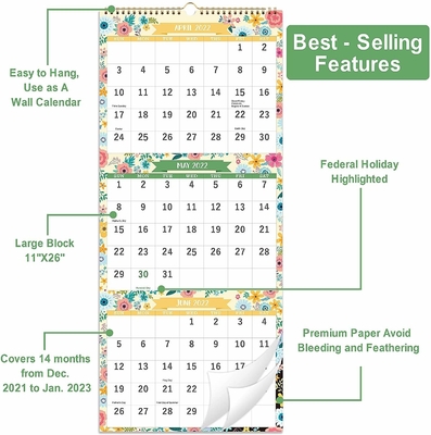 OEM ODM Desk Advent Calendar Printing Gloss or Matt Lamination