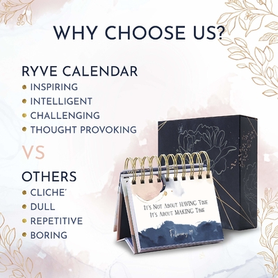 Spot UV Bedside Calendar Εκτύπωση PDF σε μορφή JPG Επιτραπέζιο ημερολόγιο