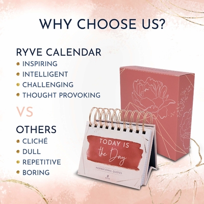 Spot UV Bedside Calendar Εκτύπωση PDF σε μορφή JPG Επιτραπέζιο ημερολόγιο