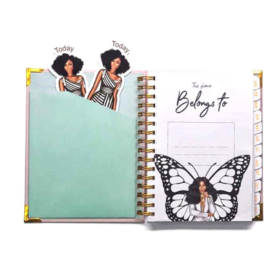 Γυναικείο σημειωματάριο δώρου SGS A4 Spiral Printing Notebook