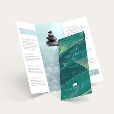 Μπροσούρα Business Company Flyer Printing C1S C2S Gloss Coated Paper Printing Book Printing