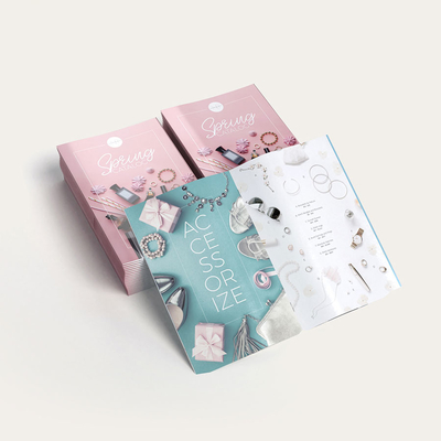 Saddle Stitched Catalog Printing Magazine Customized Printing Booklet Catalog Printing
