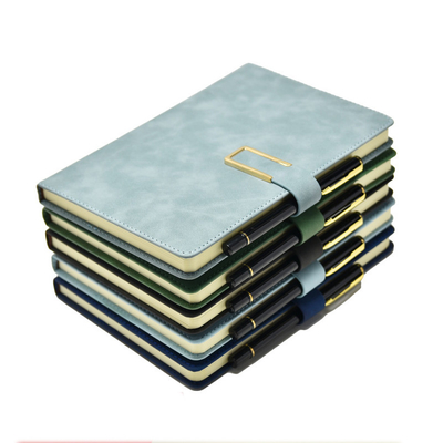 Δέρμα Hardcover PU εκτύπωσης A5 βιβλίων βιβλίων με σκληρό εξώφυλλο συνήθειας CMYK Pantone
