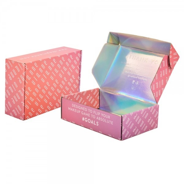 Laser Custom Mailer Shipping Box CMYK Color Card Board Boxes