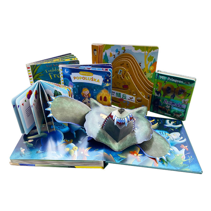 Εκτύπωση αναδυόμενων βιβλίων ODM ODM Early Educational Kids Book Printing Book Slide For Kids